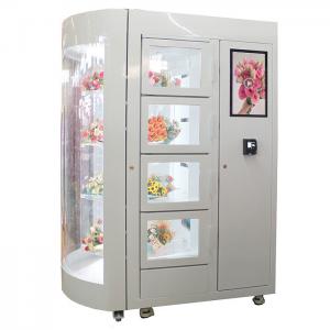 China LCD Advertising Flower Vending Machine Fresh Rose With Temperature Controller factory