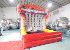 China Adults Kids PVC Interactive Carnival Games Inflatable Basketball Connect 4 Game Inflatable Basketball Shooting Game factory
