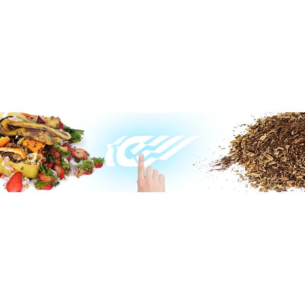 Microbial Technology Food Waste Organic Fertilizer SUS304 Fermentation Compost