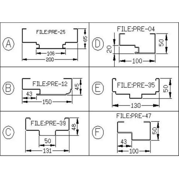 Door Frame Making Machine , Galvanized Steel Sheet Roll Forming Machine