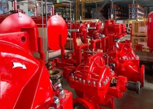 China UL / FM Listed Split Case Single Stage Fire Pump Set With NFPA 20 Standard factory