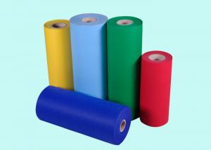 China Green / Orange Customized 	Polypropylene Non Woven Fabric for Bag , Upholstery , Packing Materials factory