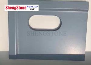 China Durable Ceramic Countertop Slab / Worktop , Grey Solid Ceramic Countertop factory
