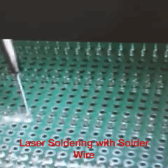 Low Energy Consumption Non-contact Laser Soldering System with CCD Coaxial Positioning