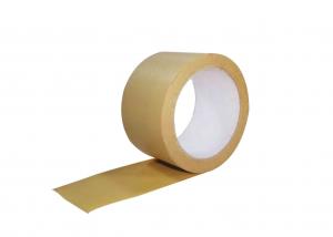China 50mm X 50m Strong Kraft Paper Sealing Tape Rolls Self Adhesive Packaging Tapes factory