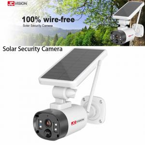 China JCVISION Humanoid Detection Solar Security Camera Rechargeable Battery Remote View on sale
