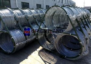 China Triple Standard Concertina Wire Fence 75m Military Concertina Coil Fencing factory