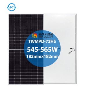 China High Reliability TW Solar Panels Monocrystalline Silicon Cell 144 545W 550W 555W 560W 565W factory