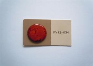 China Fashion Red Metal Garment Buttons Waterproof For Snap Buttons for garment factory