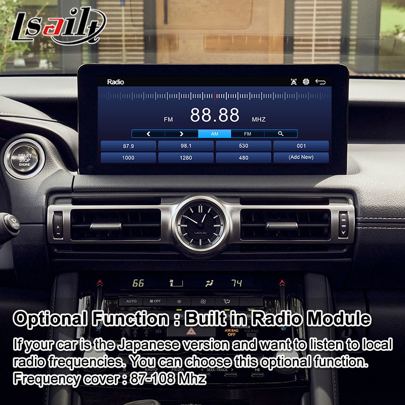 Lsailt Android Carplay Multimedia Interface Screen for 2020-Present Lexus IS 300h IS300 IS350 IS500 IS300h