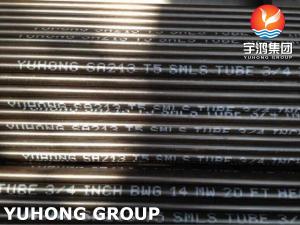 China High Pressure Boiler Tube ASTM A213 ASME SA213 T5  Alloy Steel Seamless Tube Heat Exchanger tube Heater Superheater Tube on sale