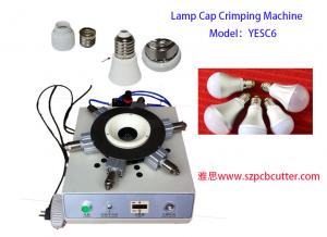 China LED Bulb Cap Lamp Cap Holder Crimping Machine For B22 E27 Bulb Cap factory