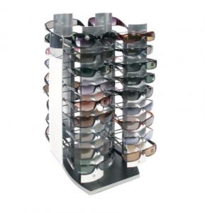 China 36 Pair Rotating Eyeglass Display Rack , Retail Shop Sunglasses Display Unit 25 High on sale