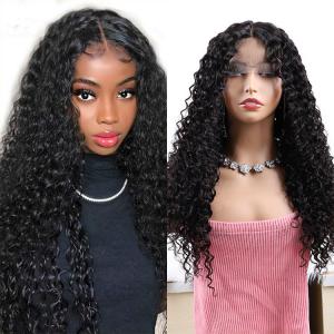 China T Part Curly Lace Front Wigs Human Hair Wigs factory