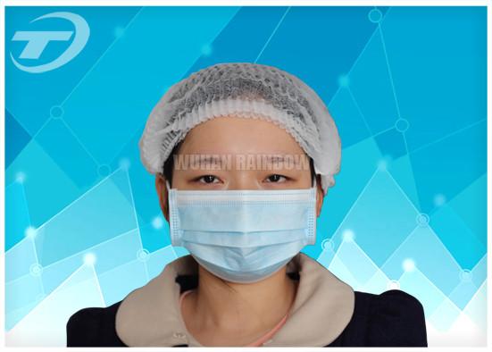 China Customized Disposable surgical Non-woven 3 ply face mask tie on Anti Pollution factory