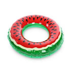 China Inflatable Watermelon Swimming Ring / Inflatable Beach Lounger factory