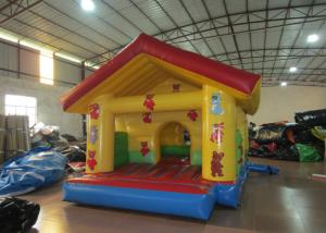 China Little Size PVC Kids Inflatable Bounce House For Kindergarten / Farm Jump Bouncy Castles factory