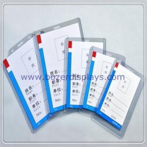 China Plastic ID Business Card Holder/Badge Holder factory