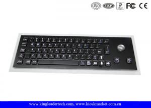 China Compact USB Industrial Computer Keyboard with Optical Trackball and Korean Layout factory
