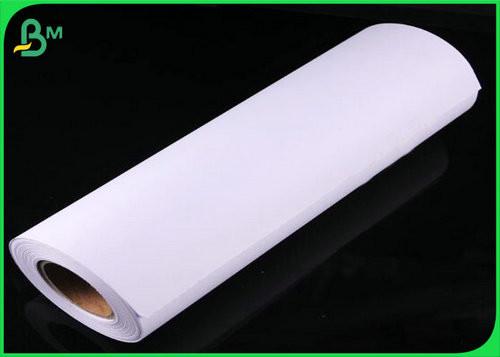 China Plotter CAD drawing paper 80 and 90 grams 24 36 inch 50m 100m lenght with 2inch core factory