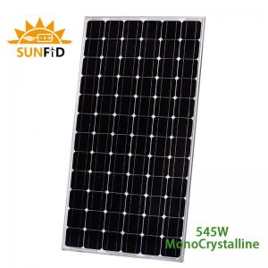 China PERC Half Cell MonoCrystalline Solar Panel Dual Glasses 550W factory