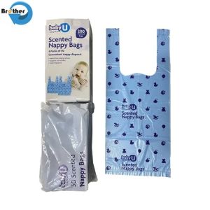 Buy cheap Portable Eco Friendly Baby Diaper Packing Bag Disposable Plastic Baby Nappy Bag from wholesalers