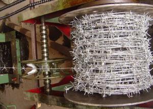 China Zinc Plating Barbed Tape Wire , Steel Barbed Wire Roll 1.0-3.5mm Dia factory