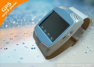 GSM Module Functions Mobile Phone Wrist Watch GPS Tracker With Switchover Electronic Clock