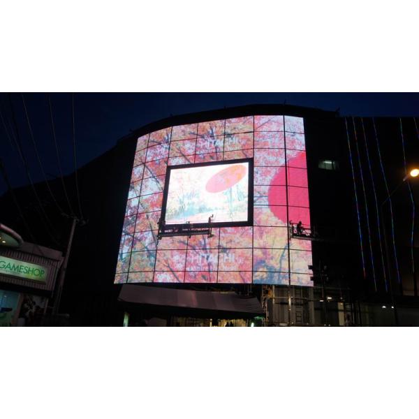 Arc Shaped LED Display Project with Constant Current Driver IC Aluminum LED Cabinet