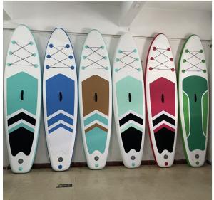 China Drop Stitch Inflatable SUP Board Floating Stand Up Board Paddle With Complete Accessories on sale