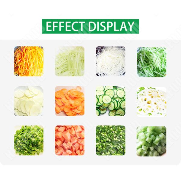 Automatic Food Processing Machines Electric Vegetable Dicer Machine 304 SUS Material 150KG Weight