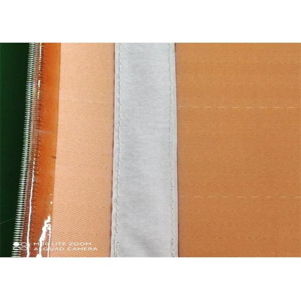 China 1600 Air Permeability Yellow Polyester Mesh Belt With 80 Microns factory