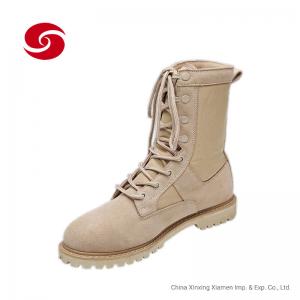 China China Xinxing Sand Color Military Tactical Combat Jungle Desert Boots on sale