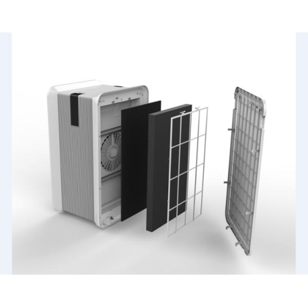 UV Lamp To Kill Bacteria Air Ionizer Machine Equipped With Particle / VOC / Light Sensors