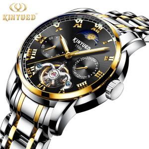 China Black Dial  Skeleton Mechanical Watch Automatic Mechanical Watch factory
