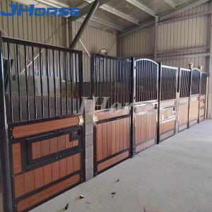 China Secure Easy Install Free Standing Horse Stall Panels Bamboo Wood Interlock Stable Boxes factory