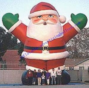 China Advertising Custom Durable  Shaped Balloons , Inflatable Large Santa Claus For Christmas Celebration,CHR-1 factory