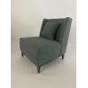 Buy cheap Lobby Luxury Upholstered Lounge Chair With Back Cushion from wholesalers