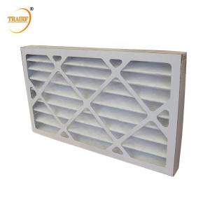 China 80%RH AHU Pre Filter Paper Pleated Air Filter For Air Conditioner factory