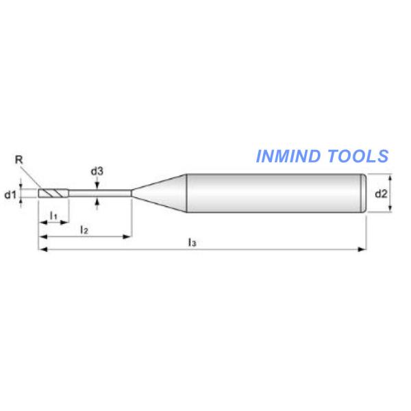 Solid Carbide Long Neck End Mill Cutter With Deep Milling Machining Type