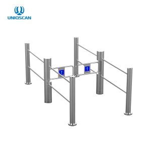China Infrared Intelligent Flap Gate Barrier guardrail Supermarket Swing Gate on sale