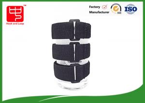 China Black Reclosable Straps , Tie Straps Custom Size factory