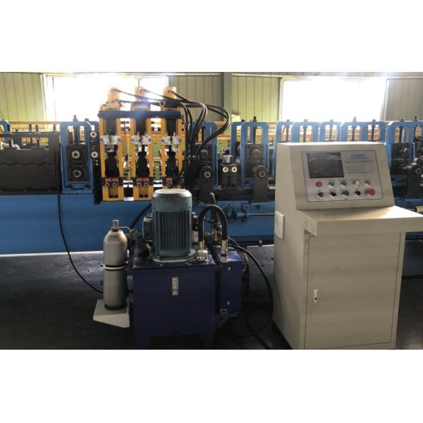 Punching part of C purline machine