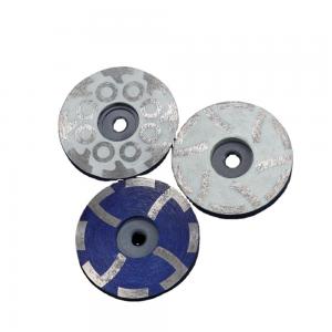 China 12 Segments D100MM Concrete Grinding Wheel with 5/8-11 Connection and Abrasive Wheel on sale