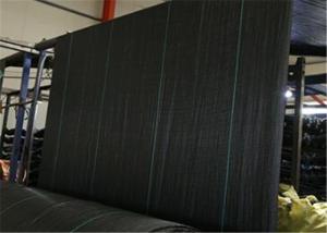 China PP Geotextile Landscape Fabric ,Geosynthetics Material  Black Weed Barrier Mat With UV Treatment factory