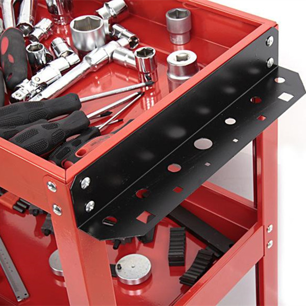 SPCC Heavy Duty Tool Trolley Cart Equipped 3" PP Wheel THX-1A