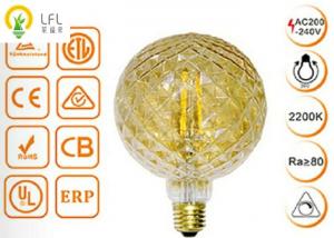 China G125 Filament LED Lights For Home Decoration , Dimmable Pineapple Decorative LED Lamps factory