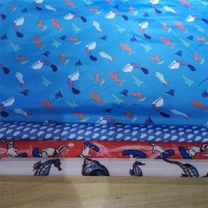 China 300t 70gsm Polyester Taffeta Waterproof Printed Fabric 50dx50d on sale