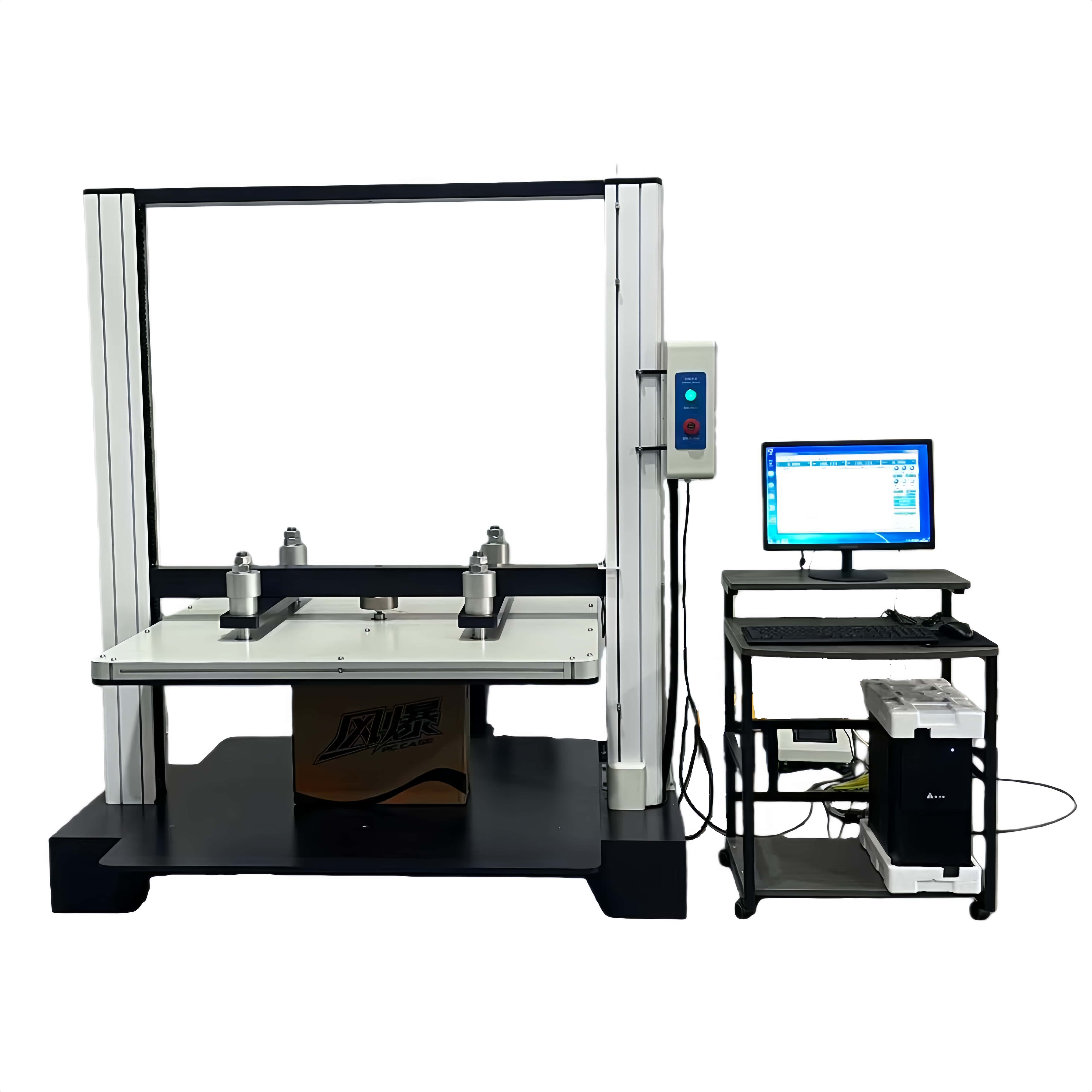 Corrugated Box & Paperboard Packaging Material Compression Testing Equipment Carton Crush Strength Tester