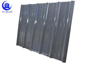 China 1130mm PVC Roof Tiles Bright Color ASA Corrugated Plastic Roofing Sheets factory